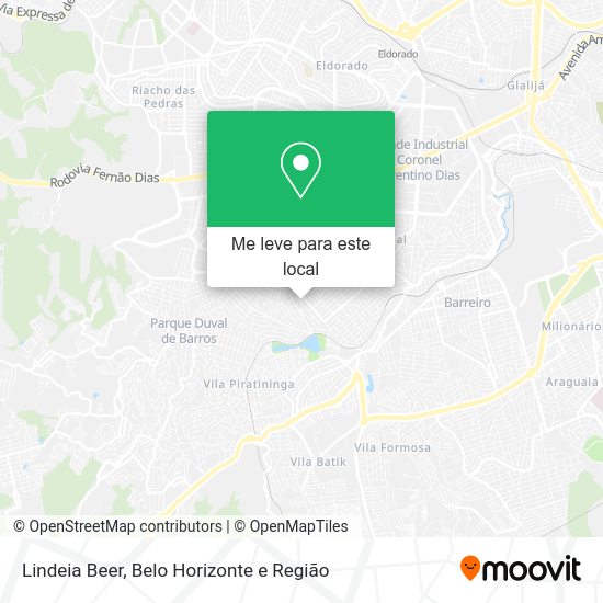 Lindeia Beer mapa