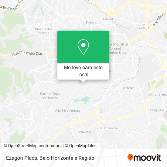 Ezagon Placa mapa