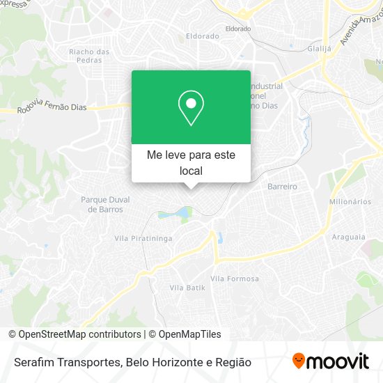 Serafim Transportes mapa