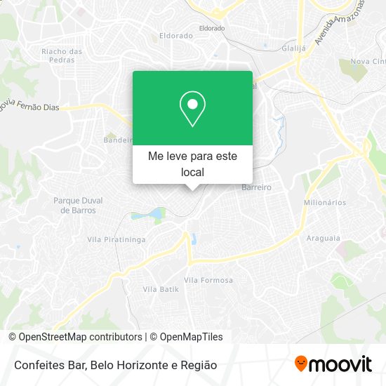 Confeites Bar mapa