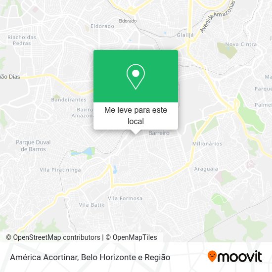 América Acortinar mapa