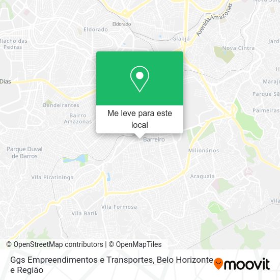 Ggs Empreendimentos e Transportes mapa