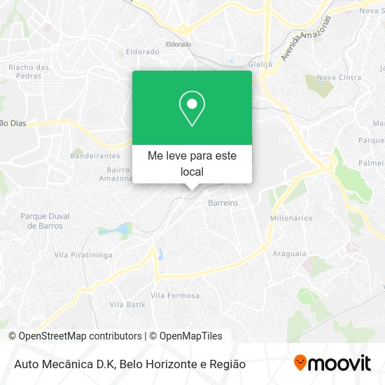 Auto Mecânica D.K mapa