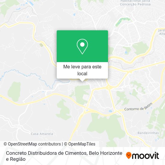 Concreto Distribuidora de Cimentos mapa