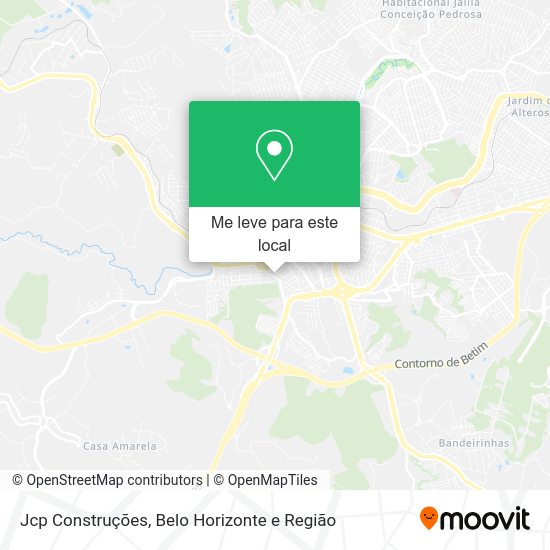 Jcp Construções mapa