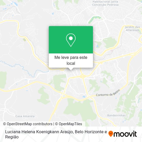 Luciana Helena Koenigkann Araújo mapa