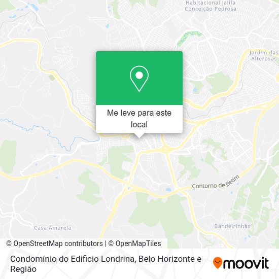 Condomínio do Edificio Londrina mapa