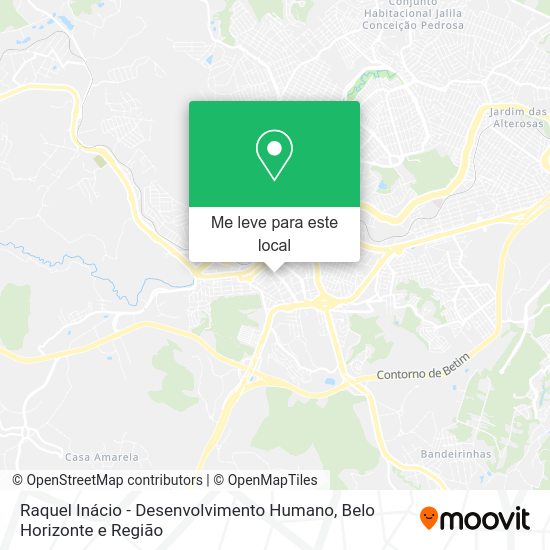Raquel Inácio - Desenvolvimento Humano mapa