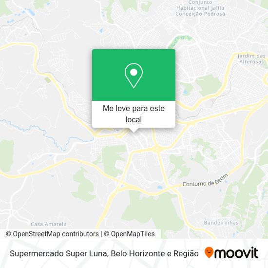 Supermercado Super Luna mapa