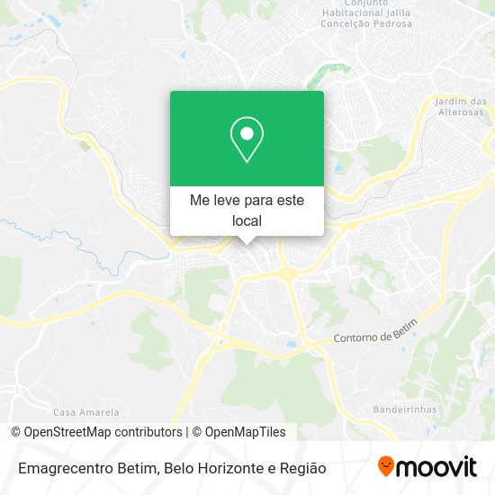 Emagrecentro Betim mapa