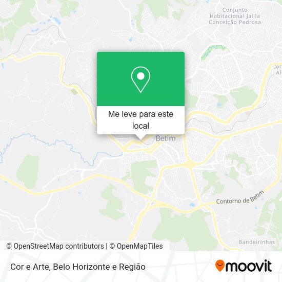 Cor e Arte mapa