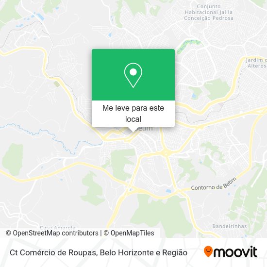 Ct Comércio de Roupas mapa