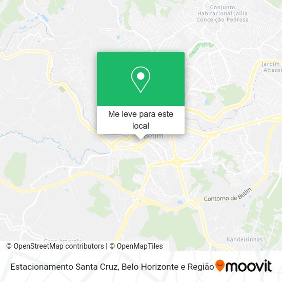 Estacionamento Santa Cruz mapa