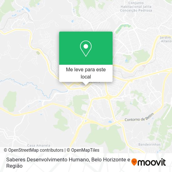 Saberes Desenvolvimento Humano mapa
