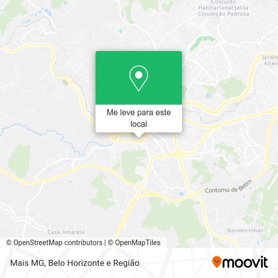 Mais MG mapa