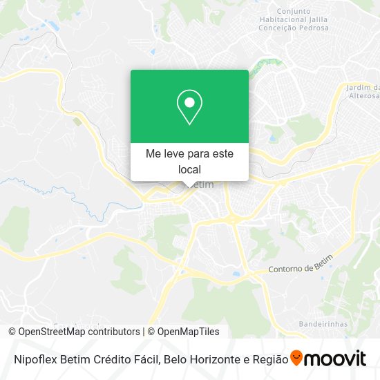 Nipoflex Betim Crédito Fácil mapa