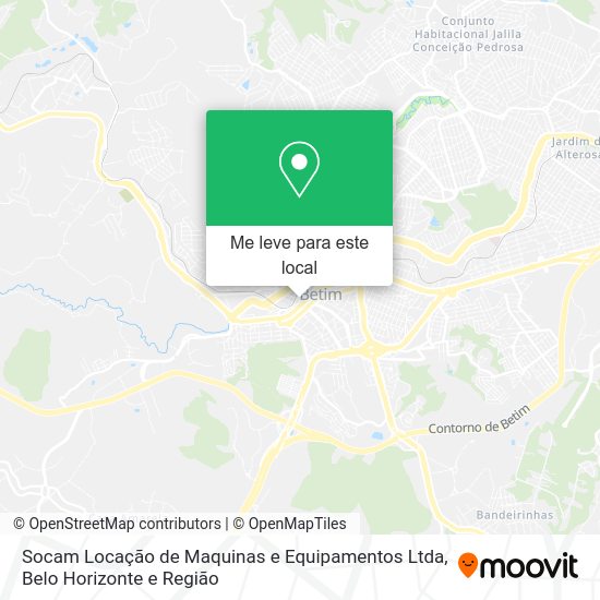 Socam Locação de Maquinas e Equipamentos Ltda mapa