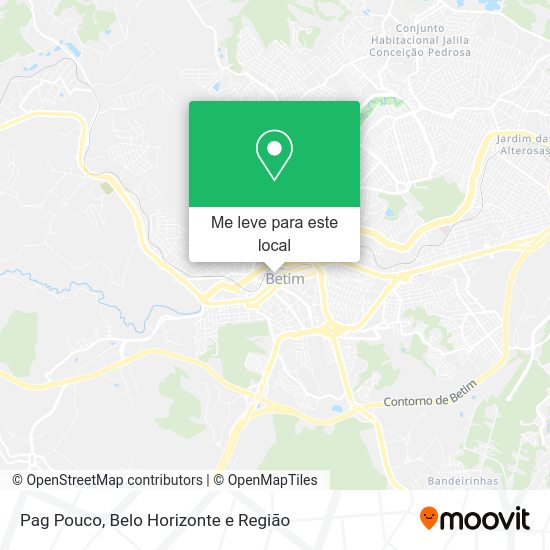 Pag Pouco mapa