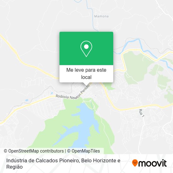 Indústria de Calcados Pioneiro mapa