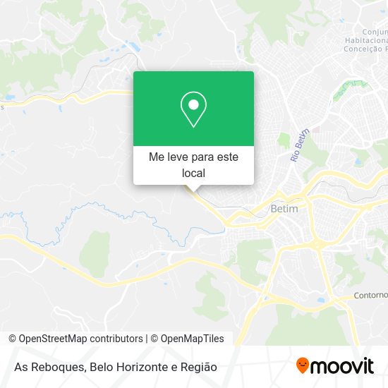 As Reboques mapa