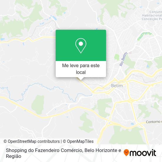 Shopping do Fazendeiro Comércio mapa