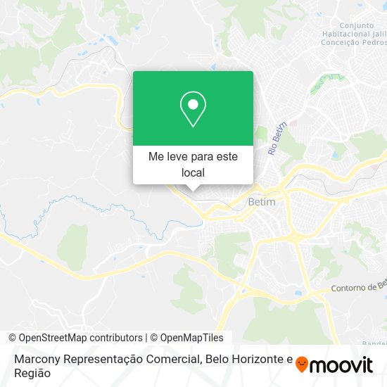 Marcony Representação Comercial mapa