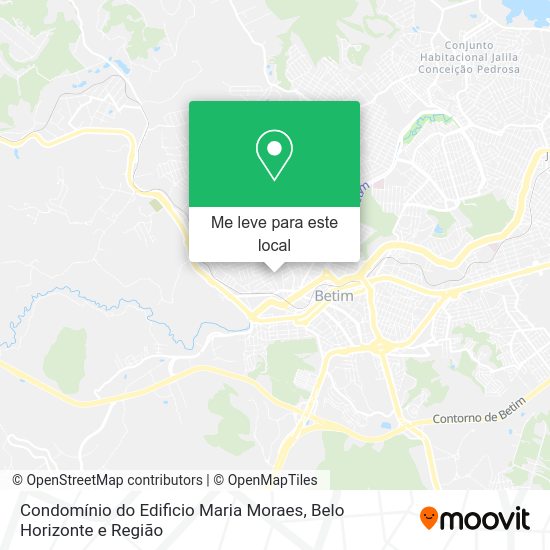 Condomínio do Edificio Maria Moraes mapa