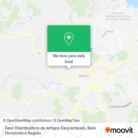 Geor Distribuidora de Artigos Descartáveis mapa