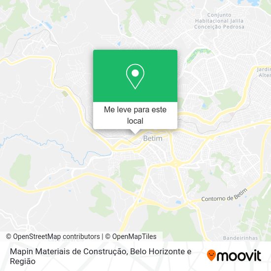 Mapin Materiais de Construção mapa