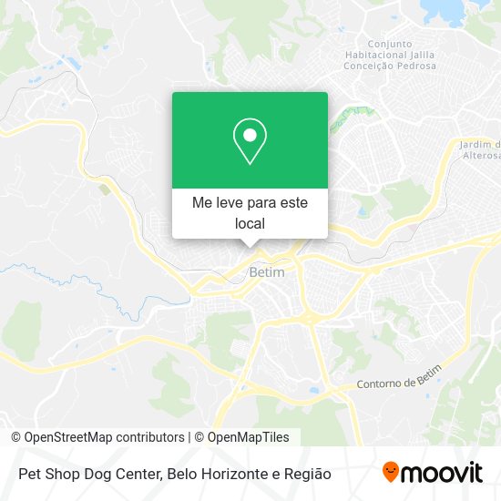 Pet Shop Dog Center mapa
