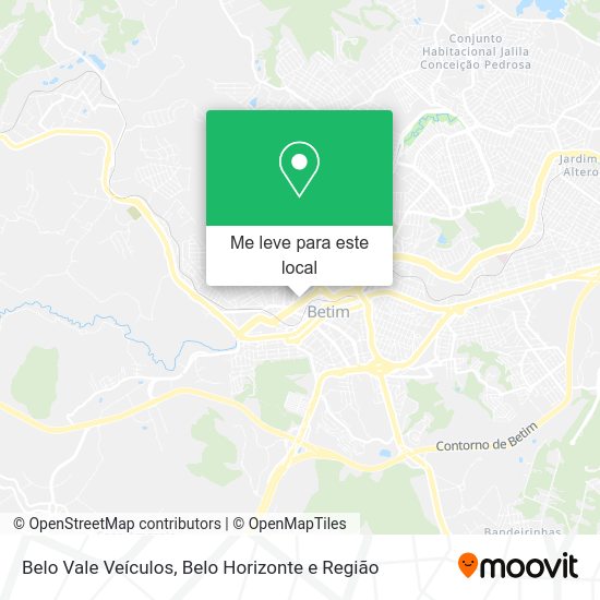 Belo Vale Veículos mapa
