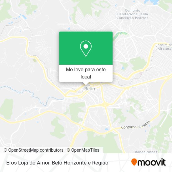 Eros Loja do Amor mapa