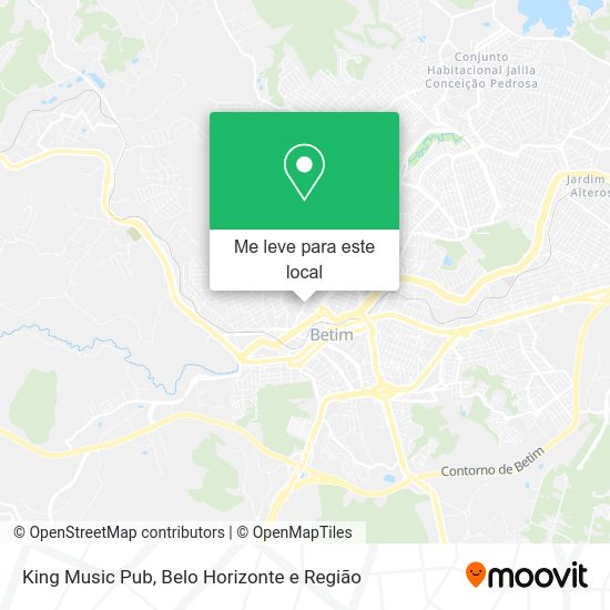 King Music Pub mapa