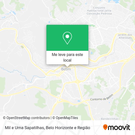 Mil e Uma Sapatilhas mapa