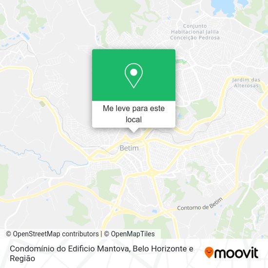 Condomínio do Edificio Mantova mapa