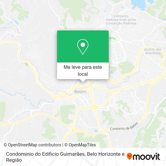 Condominio do Edificio Guimarães mapa
