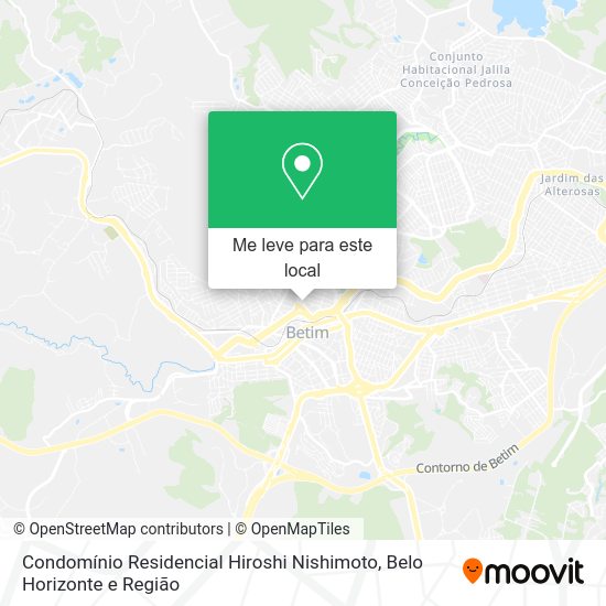 Condomínio Residencial Hiroshi Nishimoto mapa