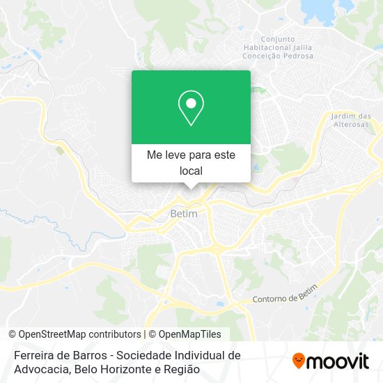 Ferreira de Barros - Sociedade Individual de Advocacia mapa