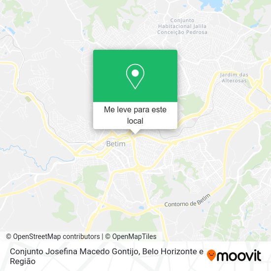 Conjunto Josefina Macedo Gontijo mapa