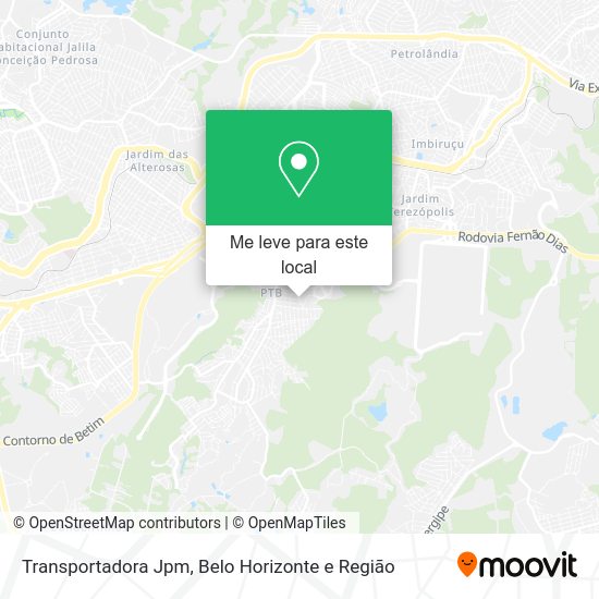 Transportadora Jpm mapa