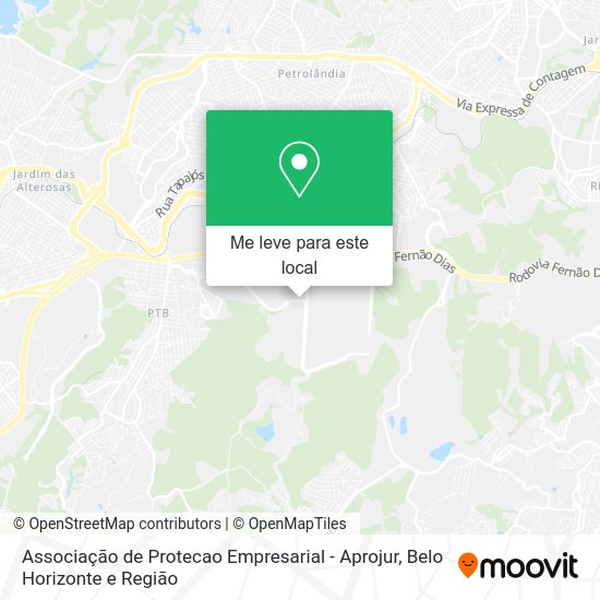 Associação de Protecao Empresarial - Aprojur mapa