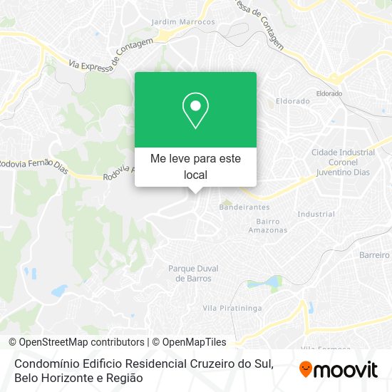 Condomínio Edificio Residencial Cruzeiro do Sul mapa