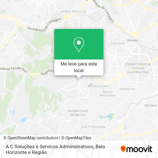 A C Soluções e Servicos Administrativos mapa