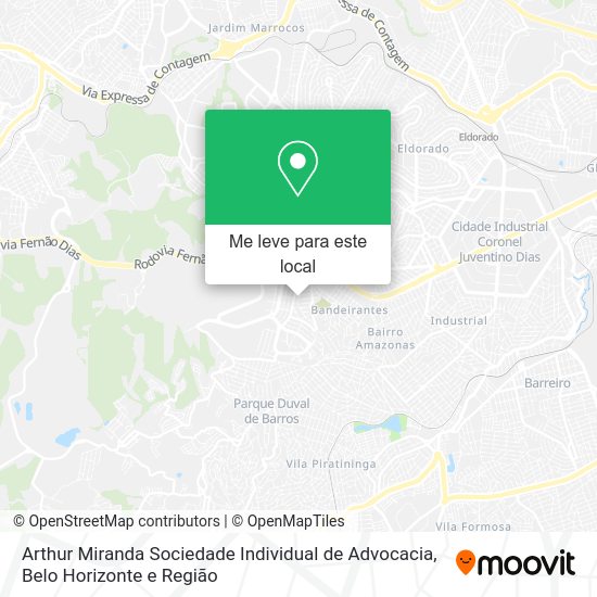 Arthur Miranda Sociedade Individual de Advocacia mapa