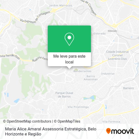Maria Alice Amaral Assessoria Estratégica mapa