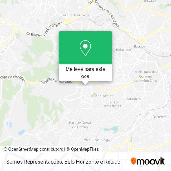 Somos Representações mapa