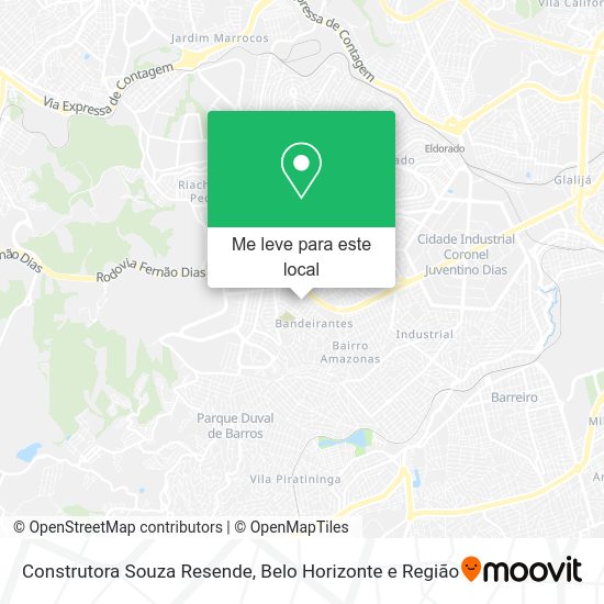 Construtora Souza Resende mapa