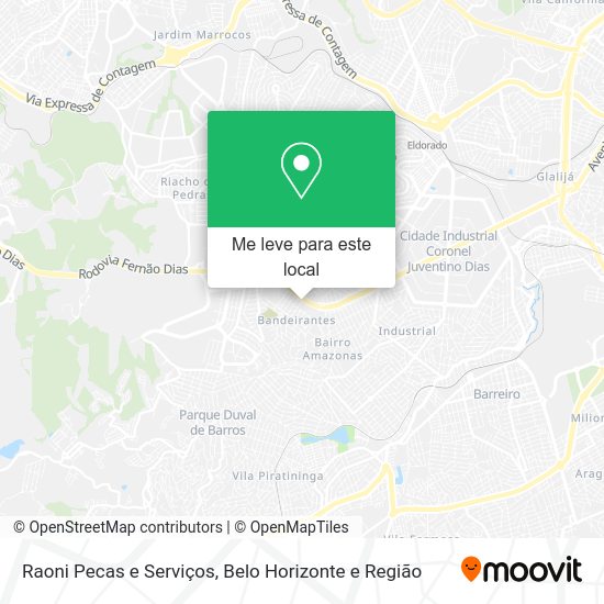 Raoni Pecas e Serviços mapa