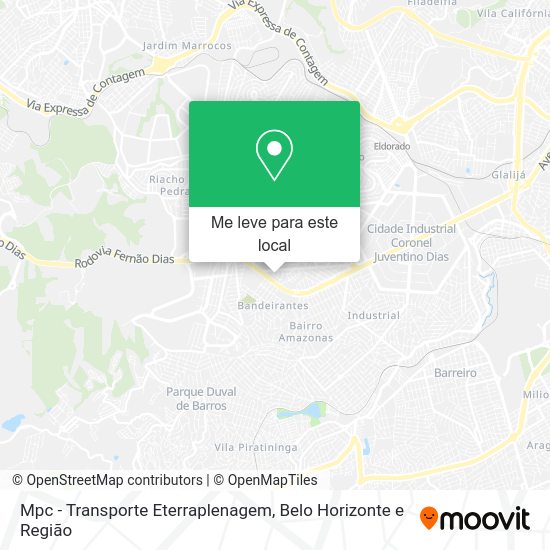 Mpc - Transporte Eterraplenagem mapa