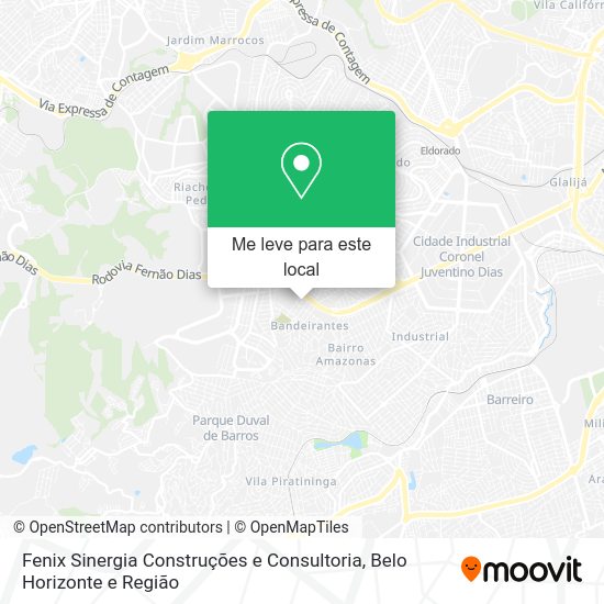 Fenix Sinergia Construções e Consultoria mapa